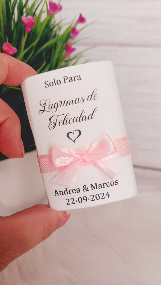 pañuelos para boda lagrimas de felicidad