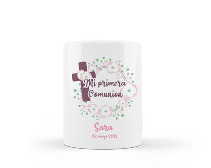 Taza de cerámica Personalizada, Regalo para Invitados comunión, Detalle para invitados