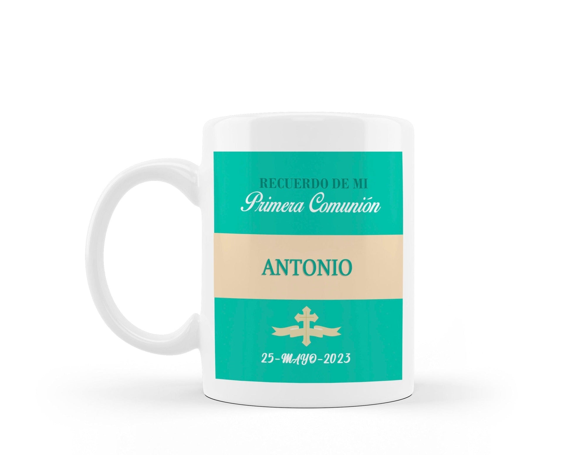 Taza de cerámica Personalizada, Regalo para Invitados comunión, Detalle para invitados