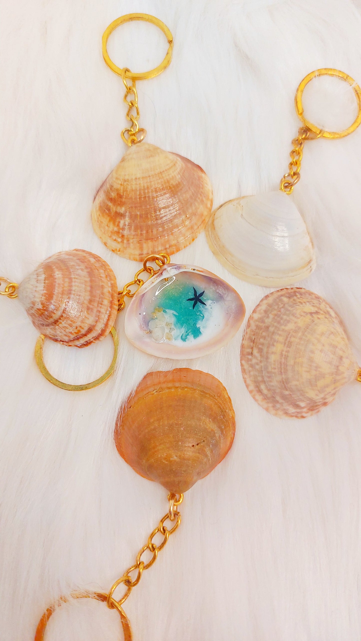 Porte-clés Sea Shell pour les détails des invités🌊