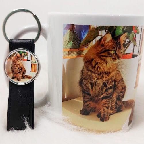 Taza personalizada con foto de mascota + nombre Taza de perro personalizada Taza de café de gato personalizada -Tazas de mascotas