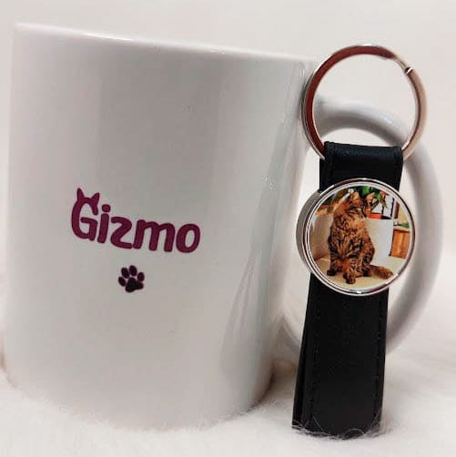 Taza personalizada con foto de mascota + nombre Taza de perro personalizada Taza de café de gato personalizada -Tazas de mascotas