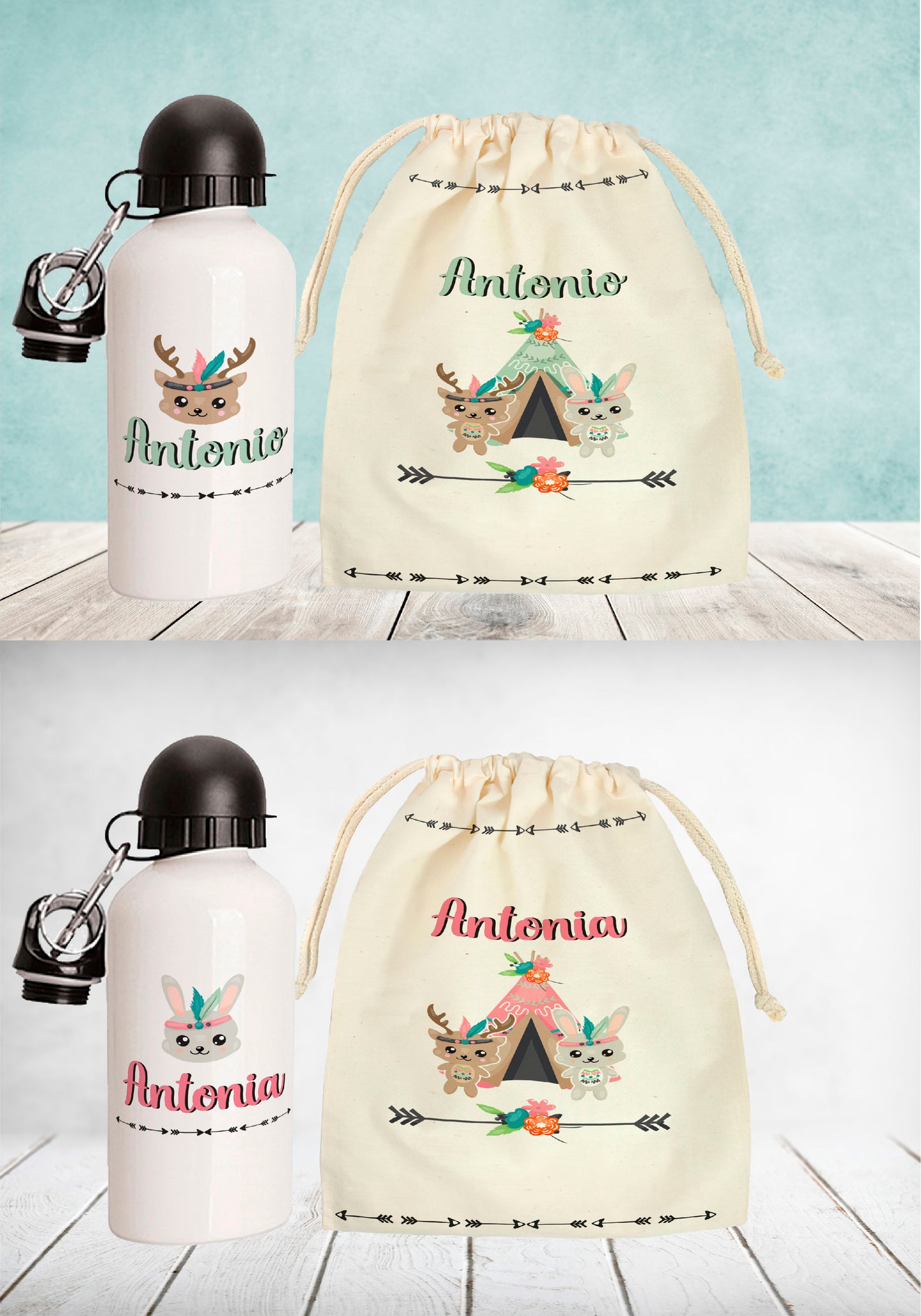 Set infantil para el Cole de y Botella