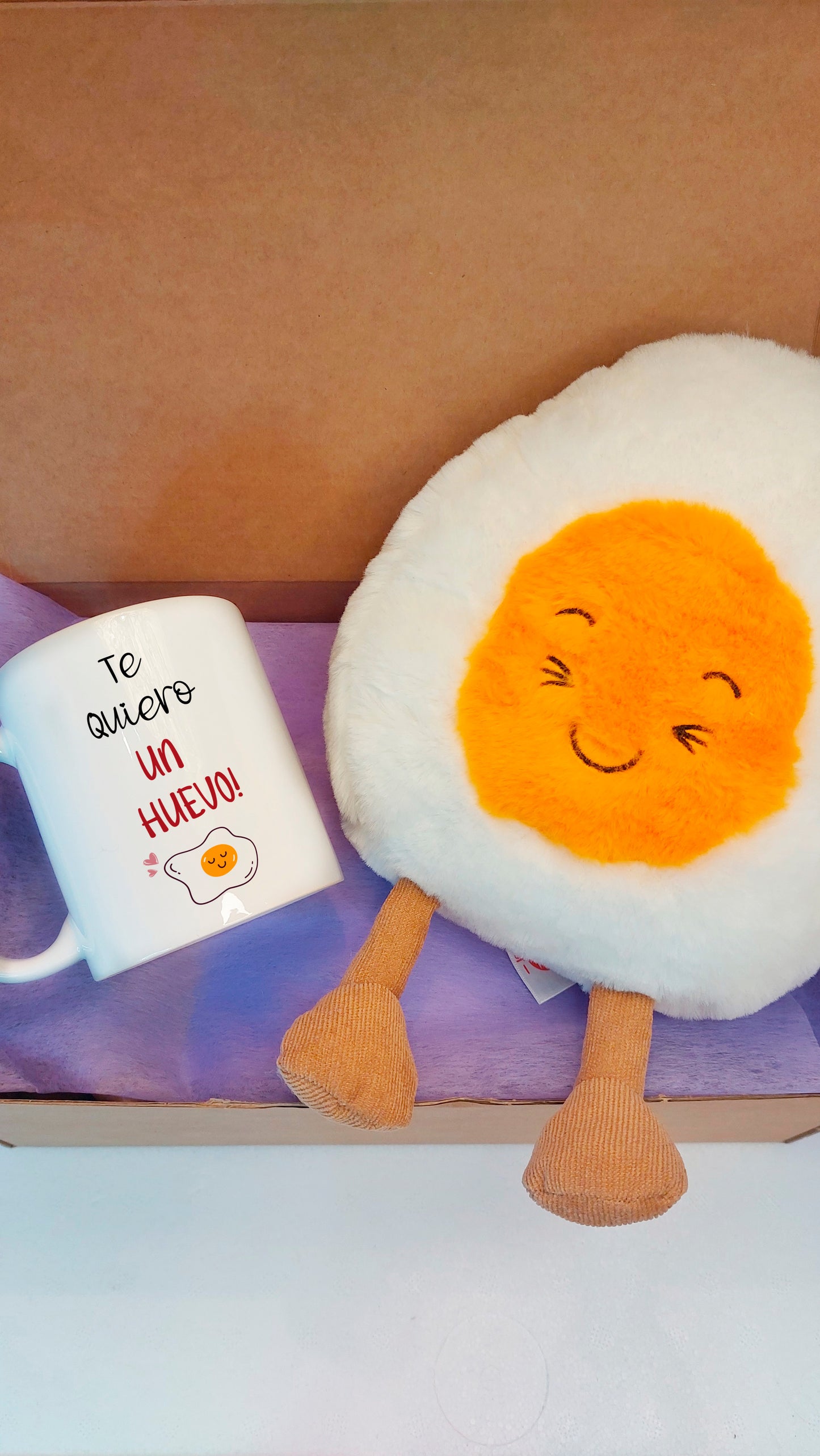 Cup and Plush Set "I love you an egg"💕