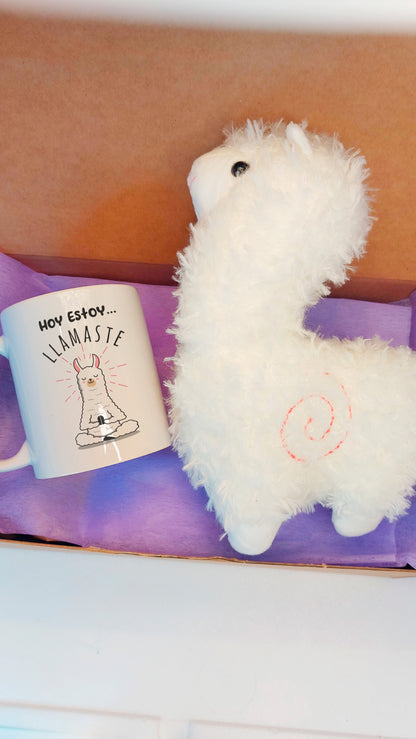 Set Taza y Peluche "Que no se apague la Llama"💕