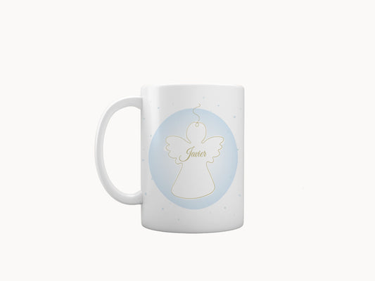 Taza Bautizo Ángel Celeste